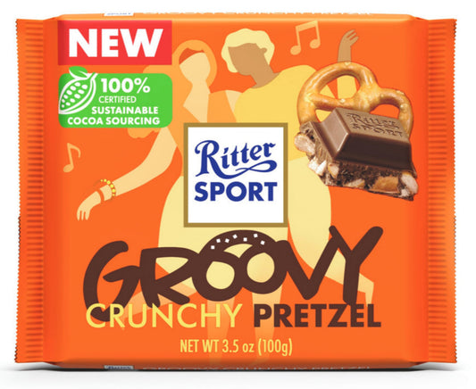 RITTER SPORT - Groovy Crenchy Pretzel (11 x 100 gr)
