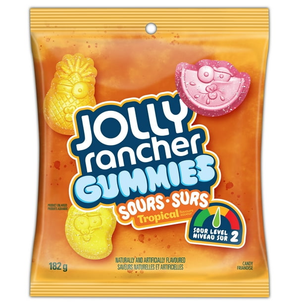 JOLLY RANCHER - Gummies Sours Tropical (10 x 182 gr)