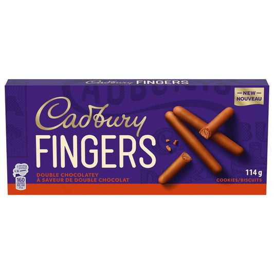 CADBURY - Fingers Double Chocolate (114 GR)
