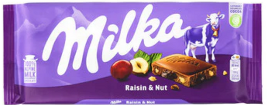 MILKA - Raisin And Nut (100 gr)