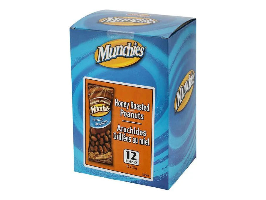 MUNCHIES - Honey Roasted Peanuts (12 x 55 gr)