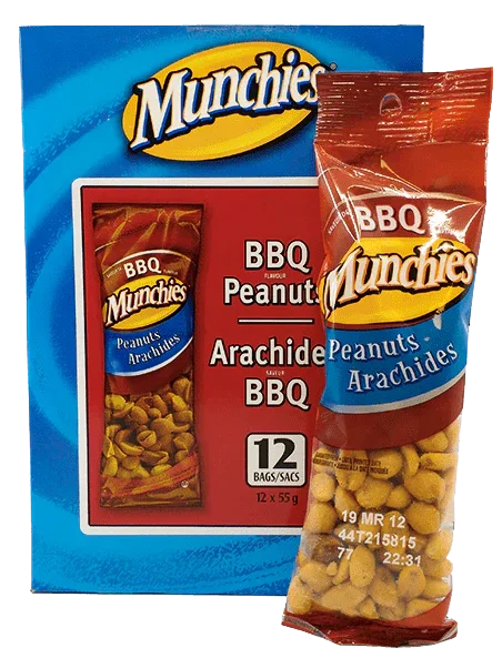 MUNCHIES - BBQ Peanuts (12 x 55 gr)