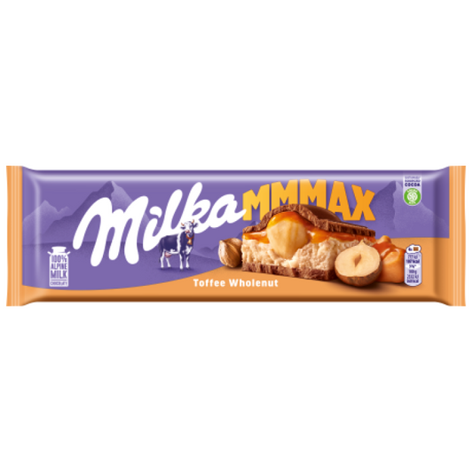 MILKA - Chocolate Toffee Wholenut (12 x 300 gr)