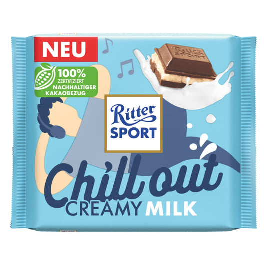 RITTER SPORT - Chill Out Creamy Milk (100 gr)