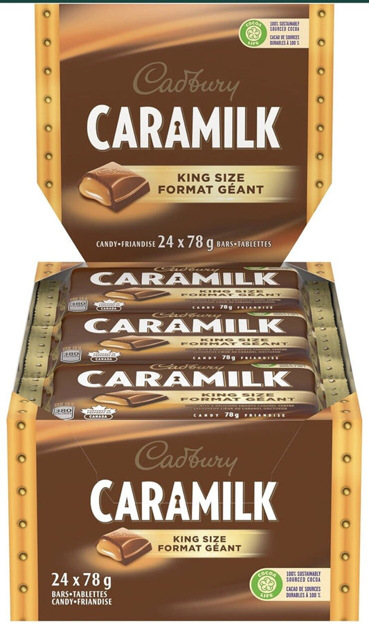 CADBURY - Caramilk King Size Bar (24 x 78 GR)