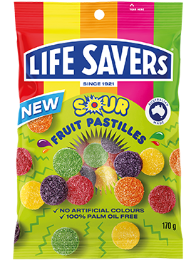 LIFESAVERS - Sour Fruit Pastilles (12 x 160 gr)