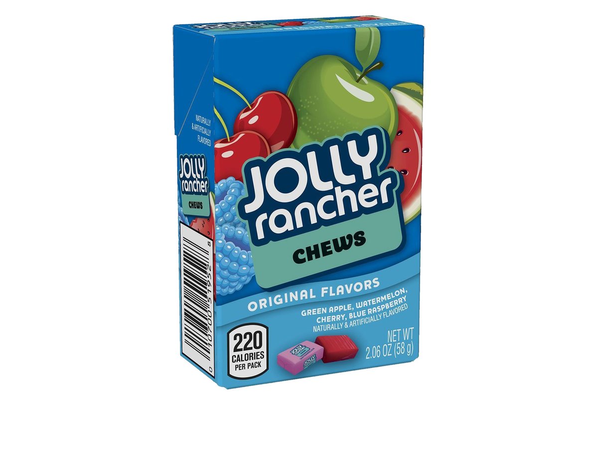 JOLLY RANCHER - Chews Original Candy 58g (Case of 12)